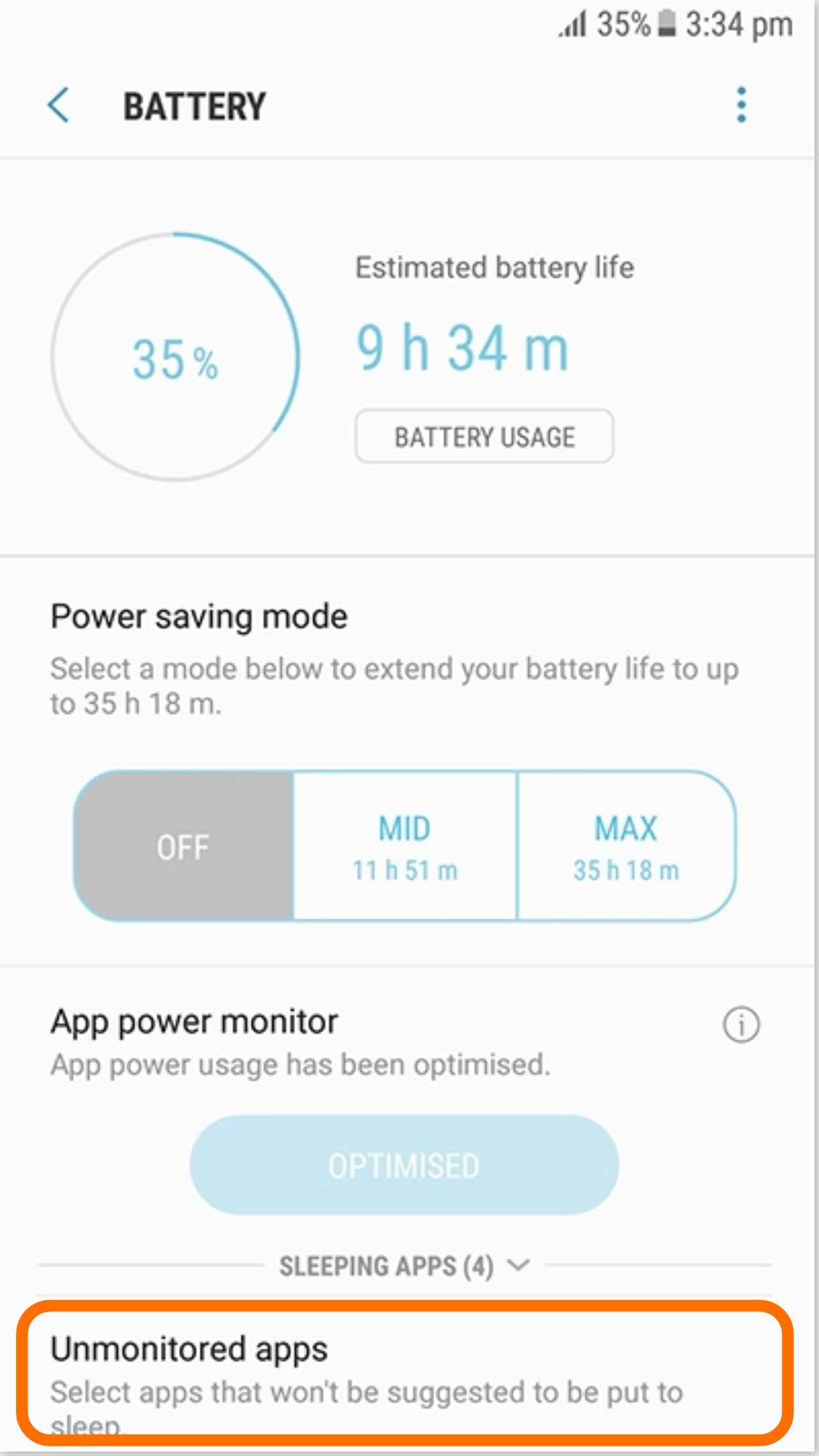 Turn off battery optimization on samsung devices corvusgps blog